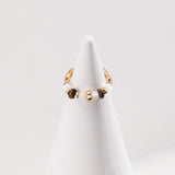 Tiger Eye Ring | S925 Sterling Silver, Vintage Gold