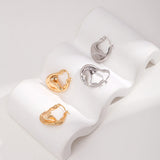 Fluid Hoop Earrings | S925 Sterling Silver, Vintage Gold / White Gold