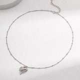 Honey Heart Necklace | S925 Sterling Silver, Vintage Gold / White Gold