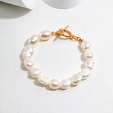 Baroque Pearl Toggle Bracelet
