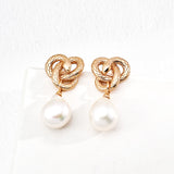 Vintage Serpent Totem Earrings | 925 Silver with Natural Baroque Pearls