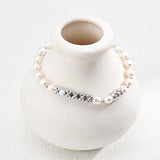 Pearl Bracelet | S925 Sterling Silver, Vintage Gold / White Gold