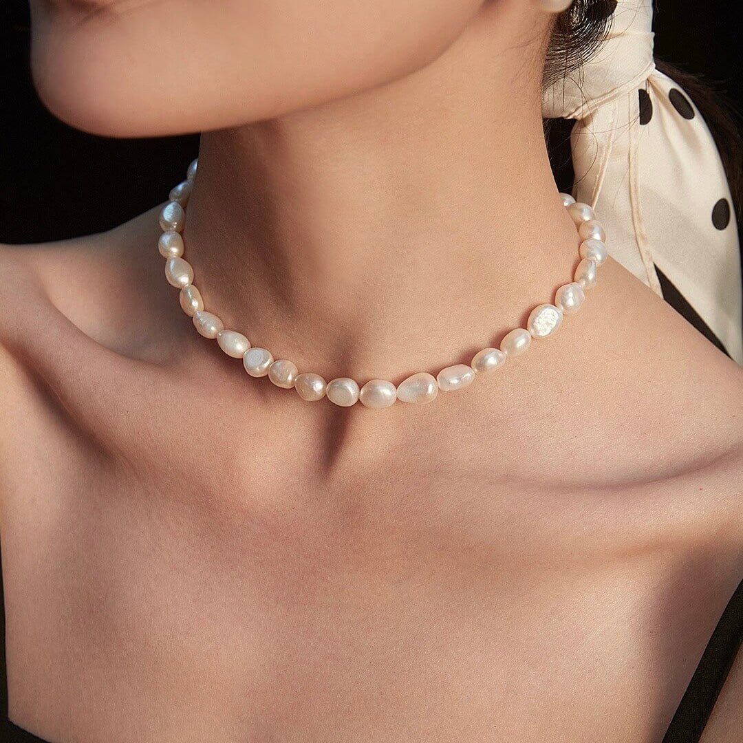 Baroque Pearl Choker Necklace