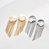 Modern Shell Fringe Earrings | S925 Sterling Silver, Vintage Gold / White Gold