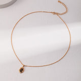 Tiger’s Eye / Malachite Necklace | S925 Sterling Silver, Vintage Gold