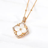 Mother-of-Pearl Clover Jewelry Set