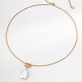 Baroque Pearl Pendant Necklace