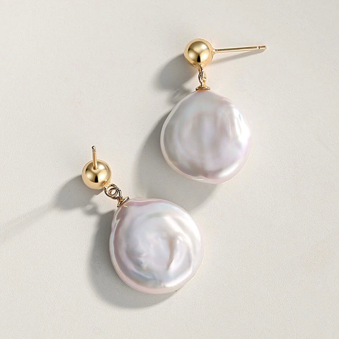 Baroque Pearl Drop Earrings