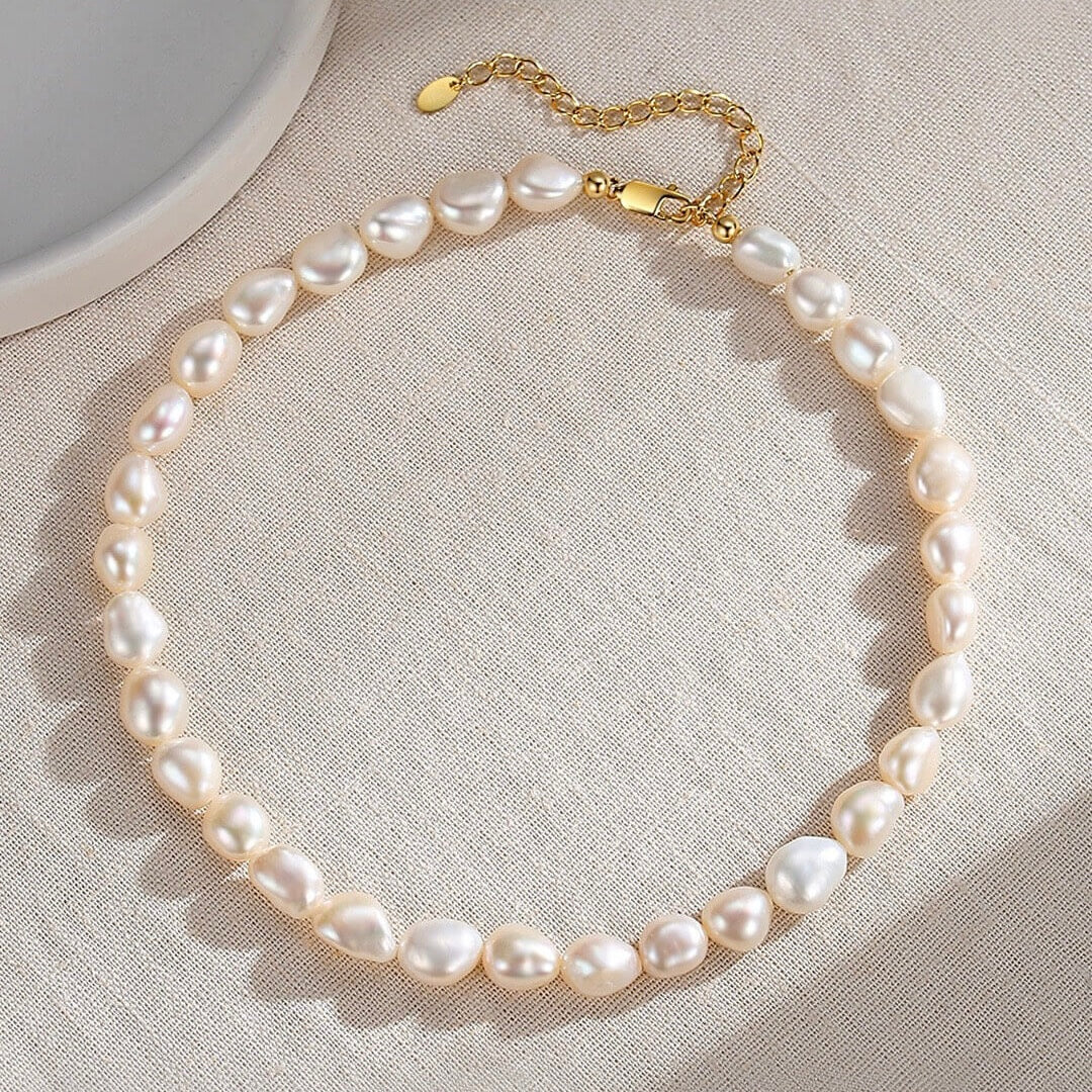 Baroque Pearl Choker Necklace