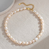 Baroque Pearl Choker Necklace