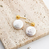 Baroque Pearl Drop Earrings